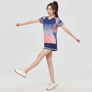 Precio barato secado rápido frontal personalizado sublimación niñas adultos Equipo conjunto uniforme transpirable secado rápido camisa pantalones cortos - Product Image 2