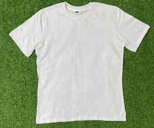 Camisetas de algodón orgánico 100% personalizables de alta calidad Unisex, 220 gramos, diseño sólido, logotipo personalizable, estilo informal, Jersey en blanco - Product Image 3