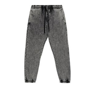 Wholesale Men's Patchwork Zip Hoodie Flared Joggers <b>Pants</b> Distressed Sweatsuit Set for Training Distressed Two-Piece Track Suits - Product Image 5