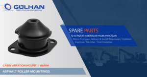 MONTAJE DE VIBRACIÓN DE CABINA DE GOMA PARA HAMM HD 110 HD110 HD-110 - Product Image 2