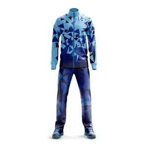 Chándal informal de poliéster de sublimación de calidad superior para hombre de talla grande XL ropa deportiva de gimnasio de lana con cremallera completa para invierno OEM - Product Image 2