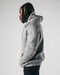 Sweat à capuche de performance de qualité supérieure, coupe classique, 55% coton, 45% polyester, pull-over, en vrac, surdimensionné, uni, brodé, coupe-vent - Product Image 2