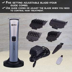 Kit professionnel de tondeuses à cheveux et à barbe sans fil, coupe silencieuse et fluide pour barbiers et coiffeurs, batterie pour tondeuse - Product Image 4