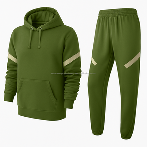 Conjunto Deportivo Unisex de Moda, Talla Grande, Sudadera con Capucha Extra Grande, Pantalones Jogger, Ropa Deportiva Informal, Traje Atlético con Pedrería 2 en 1 - Product Image 4