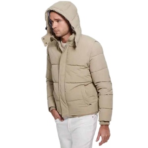 Veste matelassée pour homme, automne, haute qualité, épaisse, chaude, patchwork, col montant, logo personnalisé, fabricant OEM - Product Image 2