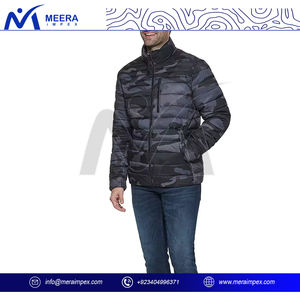 แจ็กเก็ตเดินทางขนาดกะทัดรัดพิเศษสำหรับผู้ชาย, เสื้อกันหนาวกันรอยยับผ้ากันยับสำหรับใส่ในฤดูหนาว - Product Image 3