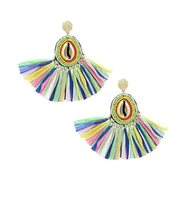 Pendientes con flecos bohemios hechos a mano con estilo, último diseño, calidad admirable por debajo de su presupuesto - Product Image 5