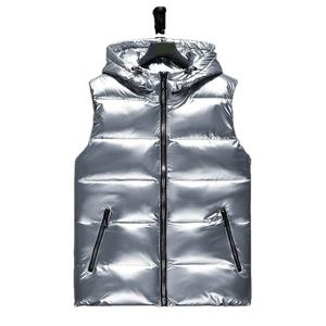 Doudoune personnalisée hommes hiver bulle rembourré doudoune hommes vestes 2023 sans manches doudounes premium - Product Image 5