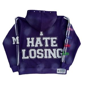 Boxy Fit Pullover <b>Hoodies</b> for <b>men</b> 100% Cotton Plain <b>Sweatshirt</b> Customizable Embroidered Autumn Hooded Blank <b>men's</b> <b>hoodies</b> - Product Image 2