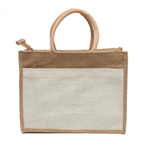 กระเป๋าช้อปปิ้งจากปอกระเจาธรรมชาติ 100% รุ่นใหม่ปี 2026 ออกแบบตามสั่ง เป็นมิตรกับสิ่งแวดล้อม ดีไซน์ใหม่ปี 2022 ส่งออก 100% จากบังกลาเทศ - Product Image 4