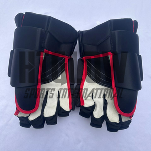 Guantes de Hockey sobre Hielo Profesionales de Alta Calidad con Logotipo Personalizado, Color Personalizado, Dedos Completos, HI-GLOW SPORTS INTERNATIONAL, Cuero y Fibra de Carbono - Product Image 1