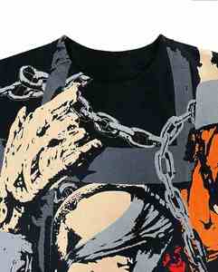 T-shirt blanc tricoté en polyester 100% personnalisé en gros High Street Style Front Graphic Sublimation Design Eco-Friendly Breathable - Product Image 6