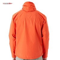 Veste de pluie longue légère bleue à boutons et parka imperméable grande taille pour la randonnée, le golf et les fortes précipitations estivales