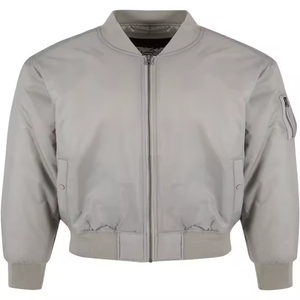 Latest Design Wholesale Custom <b>Bomber</b> <b>Jacket</b> Embroidered Satin <b>Bomber</b> <b>Jackets</b> Men Polyester <b>Baseball</b> <b>Bomber</b> <b>Jacket</b> - Product Image 1