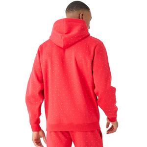 Precio de fábrica Sudadera con capucha de ajuste regular con pedrería en toda la prenda, nuevo diseño, estilo urbano, cintura elástica, chándal de invierno con pedrería - Product Image 4