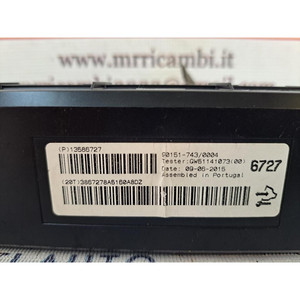 MODULE ÉLECTRONIQUE OPEL Astra J GTC 13586727 A14NEL essence 1364 (11>15) - Product Image 5
