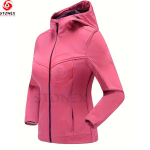 Chaqueta Softshell Impermeable de Invierno para Mujer, Tallas Grandes, Colores y Diseños Personalizados, con Cremallera Completa y Capucha, de Secado Rápido - Product Image 2