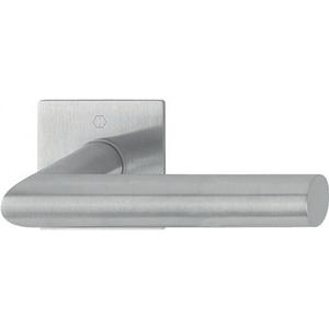 Par de manijas de puerta Amsterdam E1400Z/848 4KT 8mm F69 VA Matt con roseta, rieles para cortinas y accesorios - Product Image 1