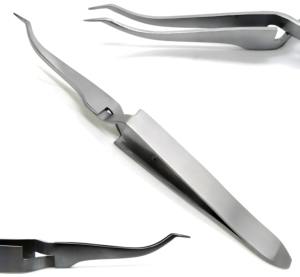 Pince à tubes buccaux orthodontiques dentaires 5,5'' en acier inoxydable de précision pour le placement de tubes buccaux et de brackets - Product Image 3