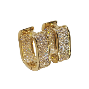 Nouveaux designs, pendentif personnalisé en or massif 14 carats, tendance, serti de diamants, style hip-hop, boucles d'oreilles en diamants pour cadeau de mariage, fête - Product Image 1