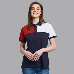 ออกแบบพิมพ์โลโก้ตามสั่ง เสื้อเจอร์ซีย์ลำลองคุณภาพสูงสำหรับผู้หญิง ผ้าฝ้าย 100% ทรงเข้ารูป แขนสั้น ระบายอากาศได้ดี - Product Image 5