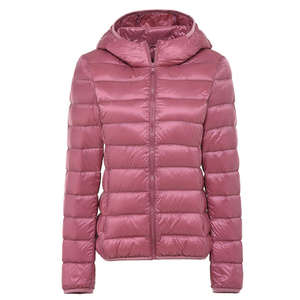 Chaqueta Bomber de Invierno Ligera de Alta Calidad al por Mayor, con Capucha, Diseño Personalizado, para Mujer, Rellena de Algodón, Impermeable y Cortavientos - Product Image 4