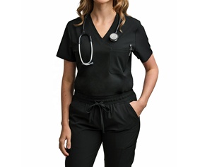 2026 Wholesale Custom Logo Medical Men <b>Doctor</b> Overalls Printed Logo Scrubs <b>Set</b> Unisex Surgical Pet Hospital Nurse Uniforms - Product Image 2