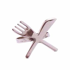 Dernier design simple, anneau de serviette en métal en forme de clé, en stock pour la décoration de Noël et de mariage, vente chaude - Product Image 4