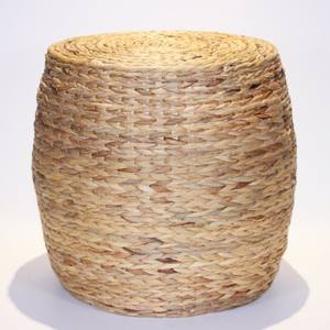 Proveedor líder en Vietnam de puf de jacinto de agua tejido a mano, taburete otomano de bajo precio - Product Image 1