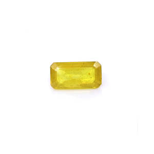 Zafiro Amarillo Natural de Bangkok, Corte Octogonal, 2.34 Quilates, con Efectos Ópticos Especiales Calibrados - Product Image 1