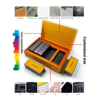 Dossiers en papier kraft écologiques et recyclables - Pliables, portables, forme personnalisable, impression par estampage, prêts à être expédiés, cadeaux de fêtes