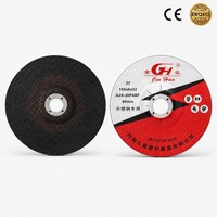 Meule noire JinHao 150x6x22mm OEM ODM |   Disque de 6 pouces T27 à centre dépressionné, marque privée |   EN12413 Certifié CE, robuste et résistant
