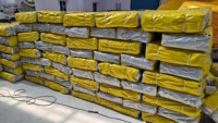 Style simple imperméable argenté de jaune de bâche forte superbe du PE 250gsm avec UV stabilisé UV stabilisé