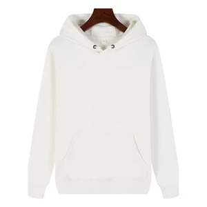 OEM /ODM High Quality Cotton 360G French Terry Oversize Hoodie <b>Thick</b> <b>Fleece</b> Drop Shoulder Plain Blank Custom Men Hoodies - Product Image 1