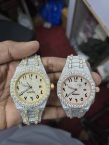 Relojes Mecánicos de Lujo para Hombre, Marca de Moda, Superventas, con Cadena Cubana de Moissanita con Claridad VVS, Precio Económico - Product Image 2