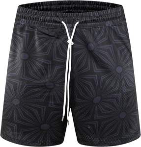 Pantalones cortos de baloncesto vintage sublimados con logotipo de marca personalizado al por mayor de fábrica para hombre, ropa deportiva, pantalones cortos de baloncesto en blanco 2025 - Product Image 1