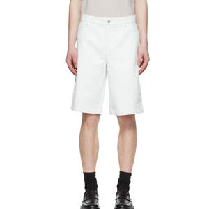 Men Leather <b>Shorts</b> With Stylish <b>Zipper</b> Design For Street And Party Wear Luxury Men Leather <b>Shorts</b> - Product Image 1