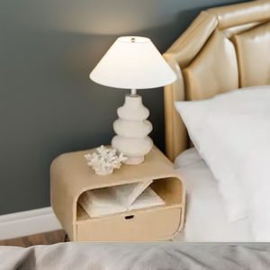 KALATRI-Mesita de noche de madera natural flotante, muebles modernos, ecológicos, hechos a mano, para el hogar, dormitorio y apartamento - Product Image 1