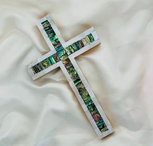 ไม้ม็อบแบบฝังเรซินทางศาสนางานฝีมือหัตถกรรมล็อกเกตหัตถกรรมของขวัญวันหยุด - Product Image 5