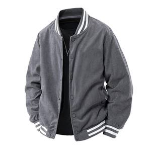 เสื้อแจ็คเก็ตคอปกตั้งด้านหน้าสไตล์วินเทจผ้าฟลีซระบายอากาศได้ดีดีไซน์สำหรับทุกเพศโลโก้ตามสั่ง - Product Image 2