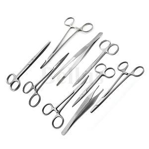 Kit de pratique de suture en chirurgie mineure pour étudiants en médecine, ensemble de 9 instruments en acier inoxydable pour la formation et l'apprentissage, vente en gros - Product Image 1