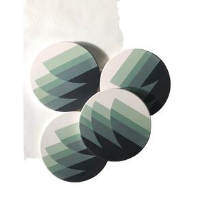 Best Seller Creative <b>Marble</b> Stone Coaster 2022 Wholesale Custom Hot Sell Brass Inlay <b>Marble</b> Tea Coasters 4 Pcs WholeSale Price - Product Image 1