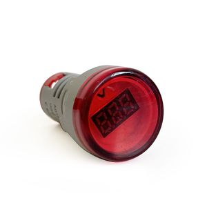 AEK-Tech BJ-22VMS Mini voltmètre numérique AC 22 mm 60-500 V LED rouge - Product Image 1