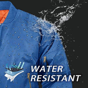 แจ็กเก็ตบอมเบอร์สำหรับผู้ชายเสื้อแจ็กเก็ตสำหรับผู้ชายปักลายโลโก้ตามสั่ง - Product Image 3