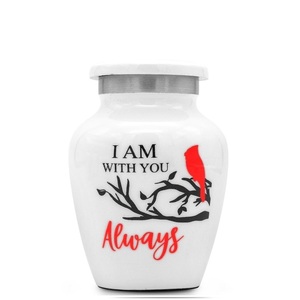 White Mini <b>Urns</b> for Human <b>Ashes</b> Small for Keepsake <b>Urns</b> Female Tiny for Miniature <b>Urn</b> Small Decorative - Product Image 6