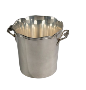 Cubo de champán de acero inoxidable con acabado plateado Cubo de hielo de vino pulido brillante de gran tamaño para fiestas - Product Image 3