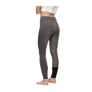 Pantalon Jodhpurs équestre taille haute certifié ISO Logo personnalisé Culotte d'équitation imprimée en silicone Vêtements Vente en gros - Product Image 5