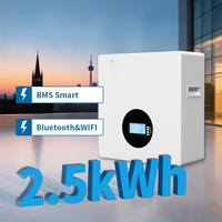 Batterie Lifepo4 25,6 V 100 Ah 2,5 kWh 5 kWh à décharge profonde, batterie lithium-ion 200 Ah pour système solaire domestique, stock UE, États-Unis, Afrique du Sud