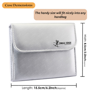 กล่องแหนบขนตาหนัง PU คุณภาพสูงกล่องกล่องกล่องกล่องใส่แหนบต่อขนตาแบบแม่เหล็กที่ให้ความรู้สึกนุ่มพร้อมที่ยึดสายรัดที่ยืดหยุ่น - Product Image 6