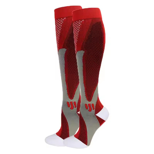 Chaussettes de compression antibactériennes pour cheville personnalisées 15-20 mmhg 20-30 mmhg Logo personnalisé Nouveau design Mode Chaussettes de compression colorées pour hommes - Product Image 3